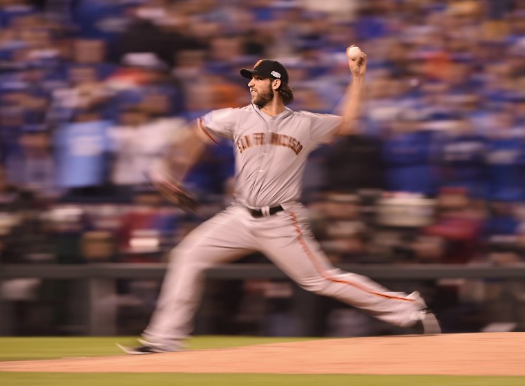 MLB Baseball: World Series: San Francisco Giants vs. Kansas City RoyalsGame Action: Game 7 K auffmann Stadium/Kansas City, MO, USA 10/29/2014 X158854 TK4 Credit: Robert Beck