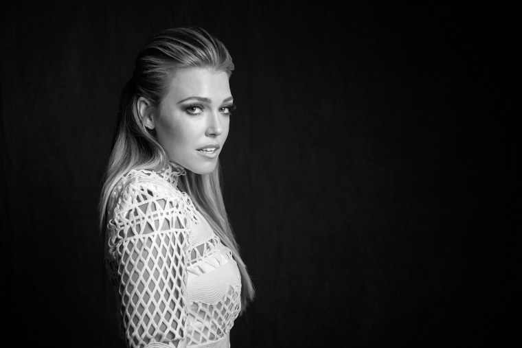Rachel Platten poses for a portrait at Logo's 