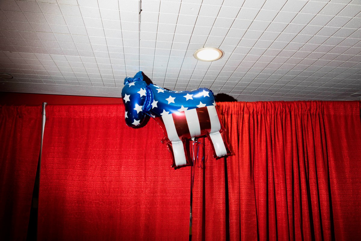 NEW YORK - NOV 8: Supporters attend an election night party for Democratic nominee Hillary Clinton on Tuesday, Nov. 8, 2016, at the Javits Center in New YorkÃ¢ÂÂs Manhattan borough.(Photo by Landon Nordeman)