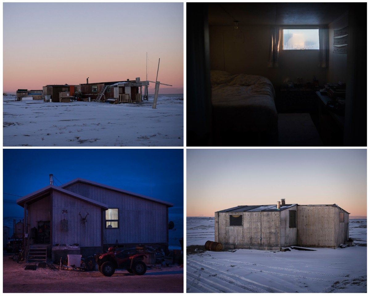 Houses and hunting huts of Clyde River