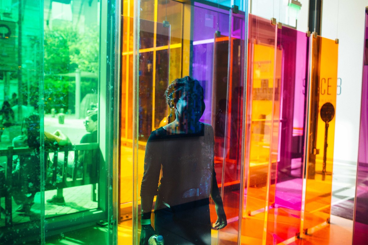 Trunarah Miller, 8, spends an afternoon at The Thinkery in Austin with her Girl Scouts mentor. Sara Naomi Lewkowicz for TIME