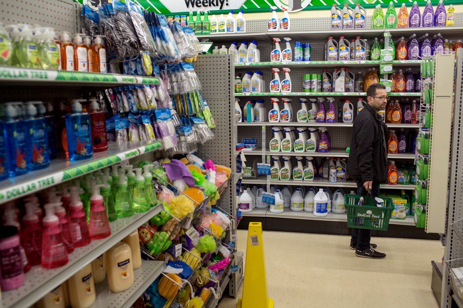 Abdul Fattah Tameem shopping in Des Moines, Iowa.