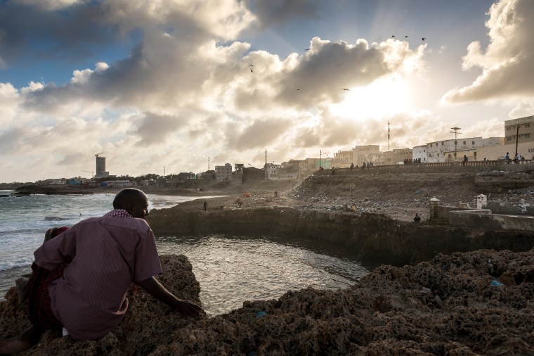 Boys sleep near the museum in Hierapolis antique site in Pamukkale.