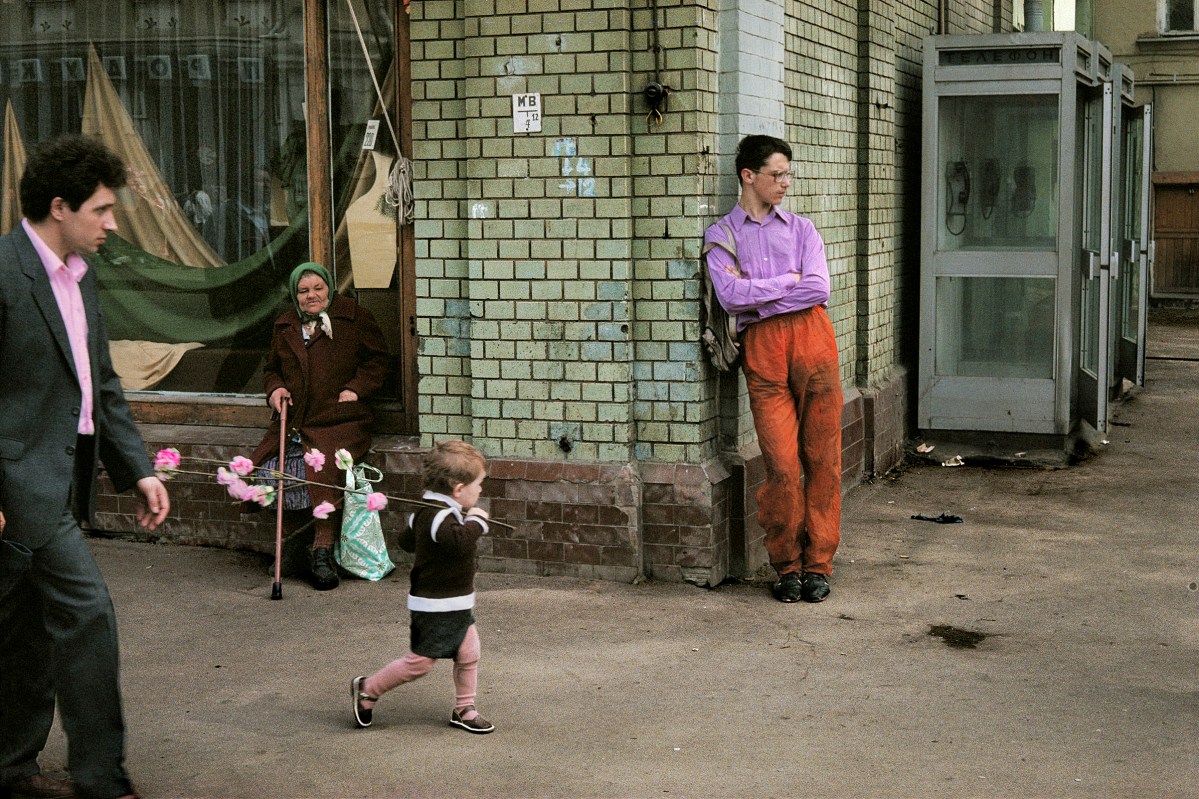 RUSSIA. Moscow. 1st of May celebrations. 1989.