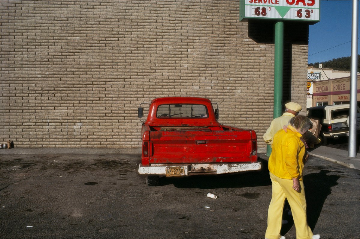 USA. Nevada & Utah. On the road between Los Angeles and Las Vegas. 1982.